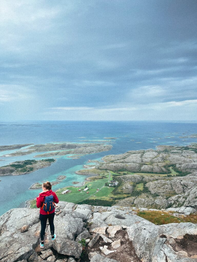 Vega stairs hiking Summer Norway Helgeland